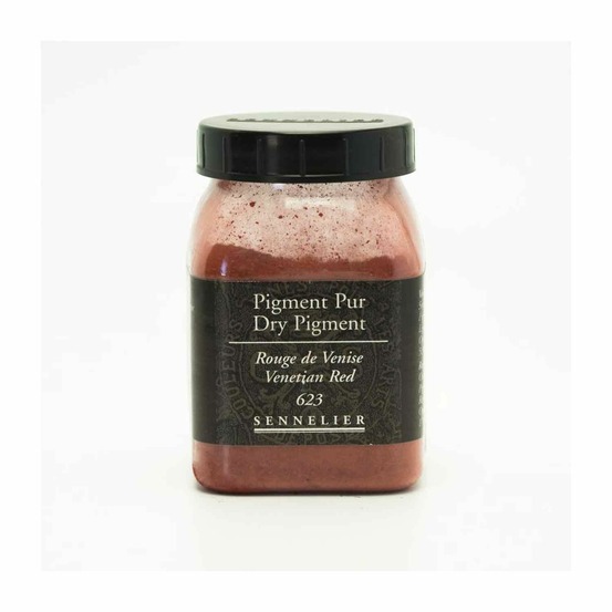 Pigment pour création de peinture - pot 170 g - rouge de venise