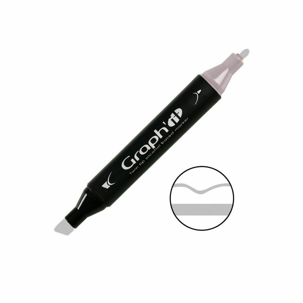 Marqueur graph'it à double pointe - gris neutre 5