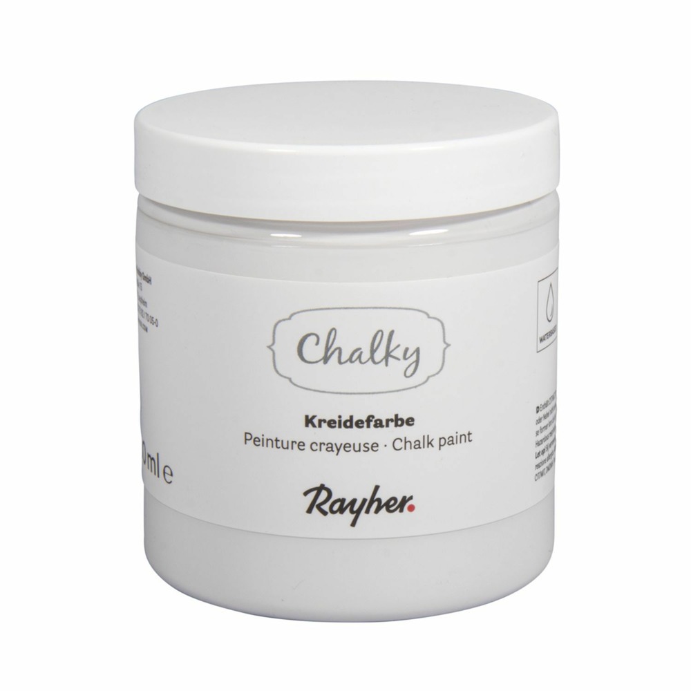 Peinture craie blanche - chalky finish - 230 ml
