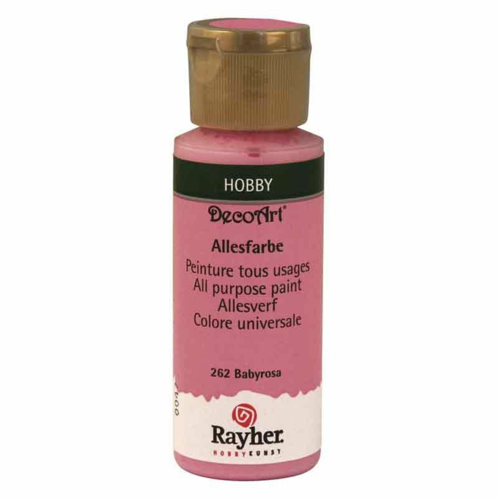 Peinture acrylique tous usages mat 59 ml - rose