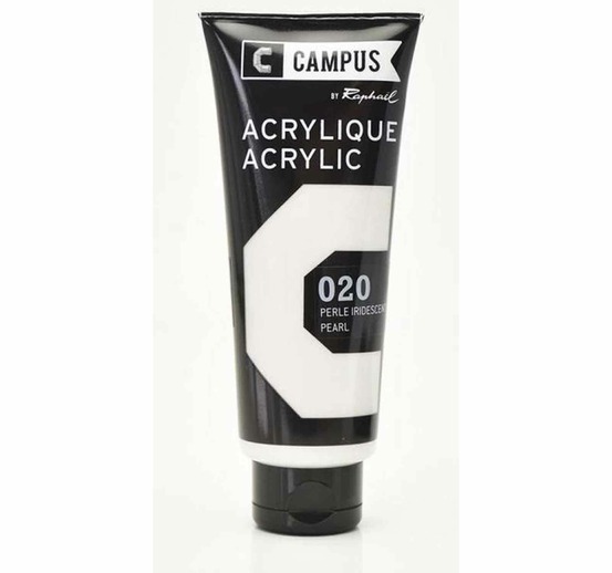 Peinture acrylique 100 ml - gris perle iridescent n°020