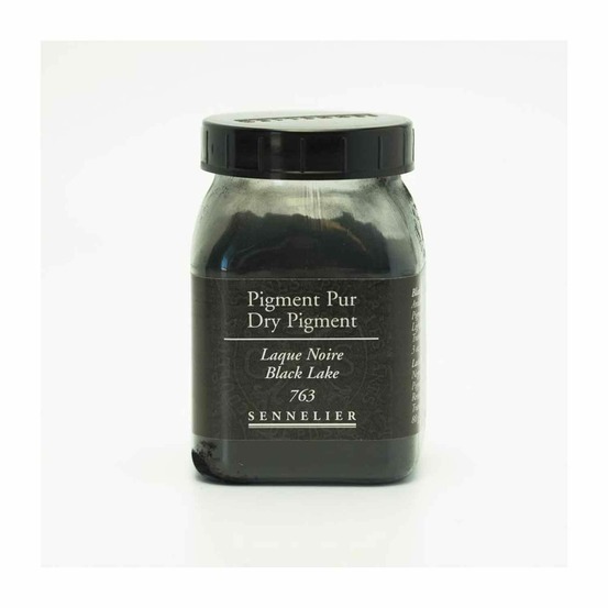 Pigment pour création de peinture - pot 80 g - laque noire