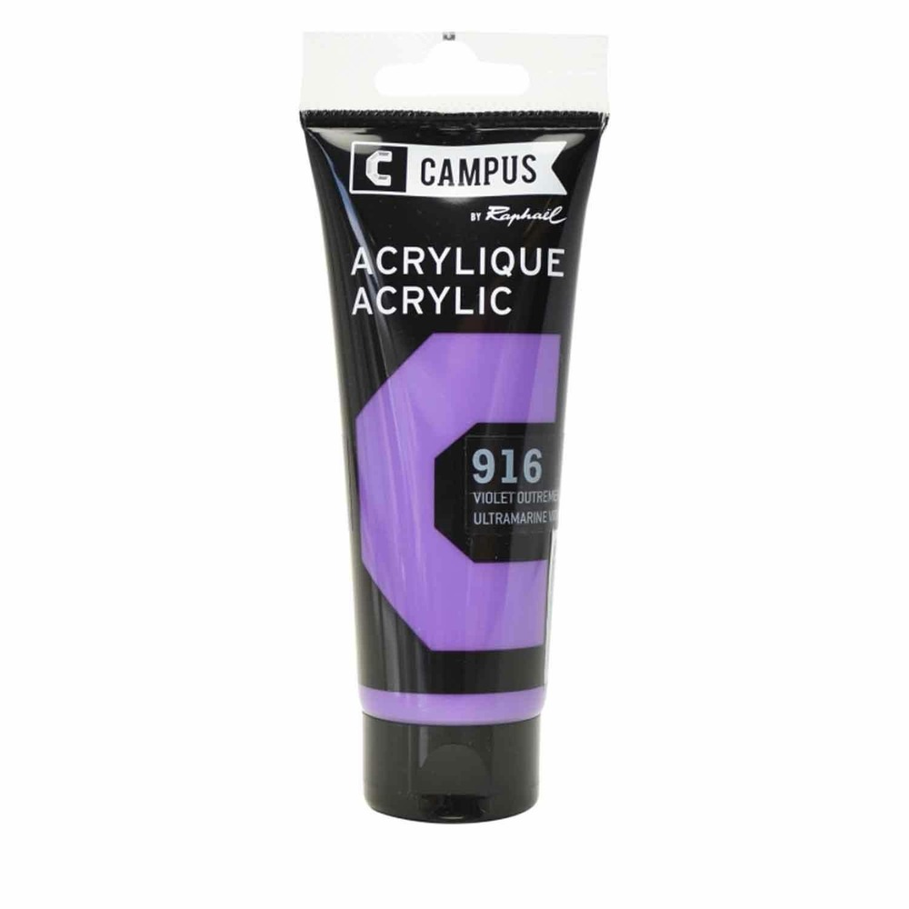 Peinture acrylique 100 ml - violet outremer n°916