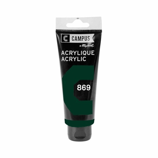 Peinture acrylique 100 ml - vert émeraude n°869