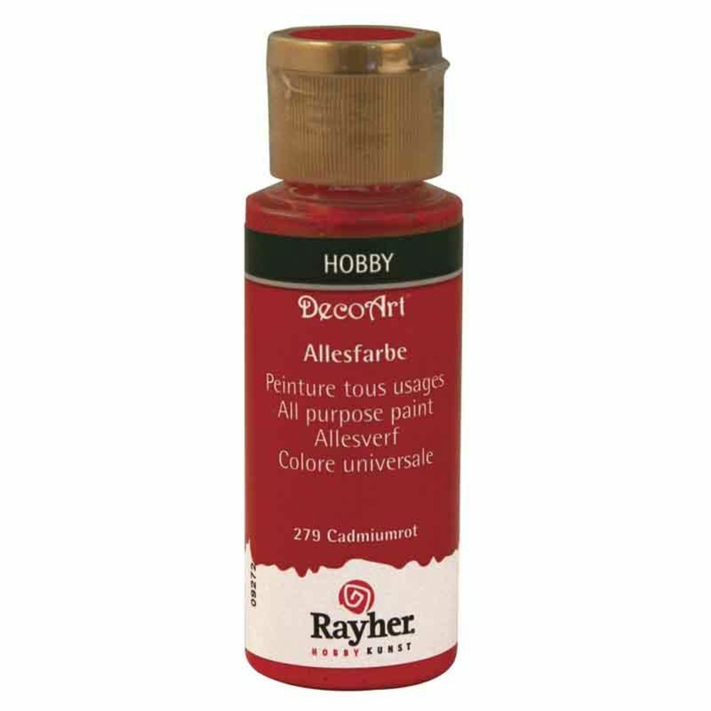 Peinture acrylique tous usages mat 59 ml - rouge