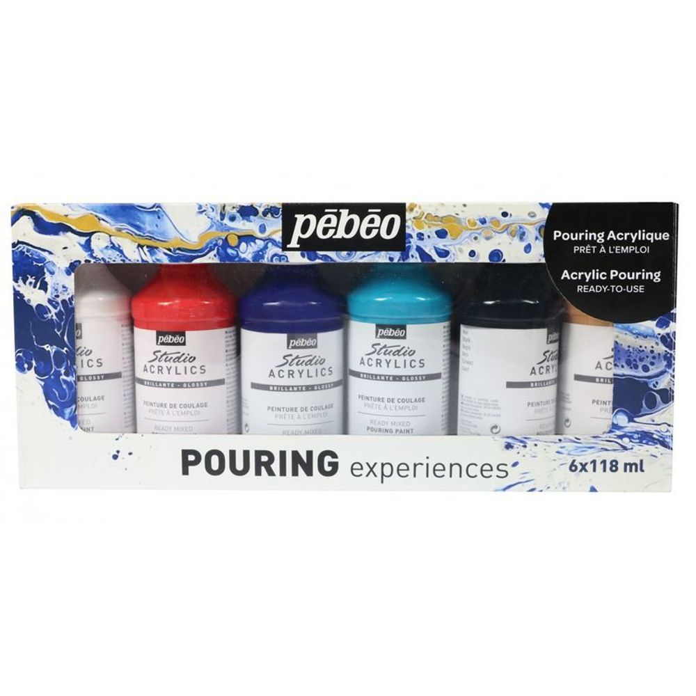 Marabu KiDS 0303000050800 - Juego de 6 colores brillantes, sin parabenos, vegano, sin lactosa, sin gluten, adecuado para la guardería, escuela, terapia y hogar, carbón, 35 ml : Marabu