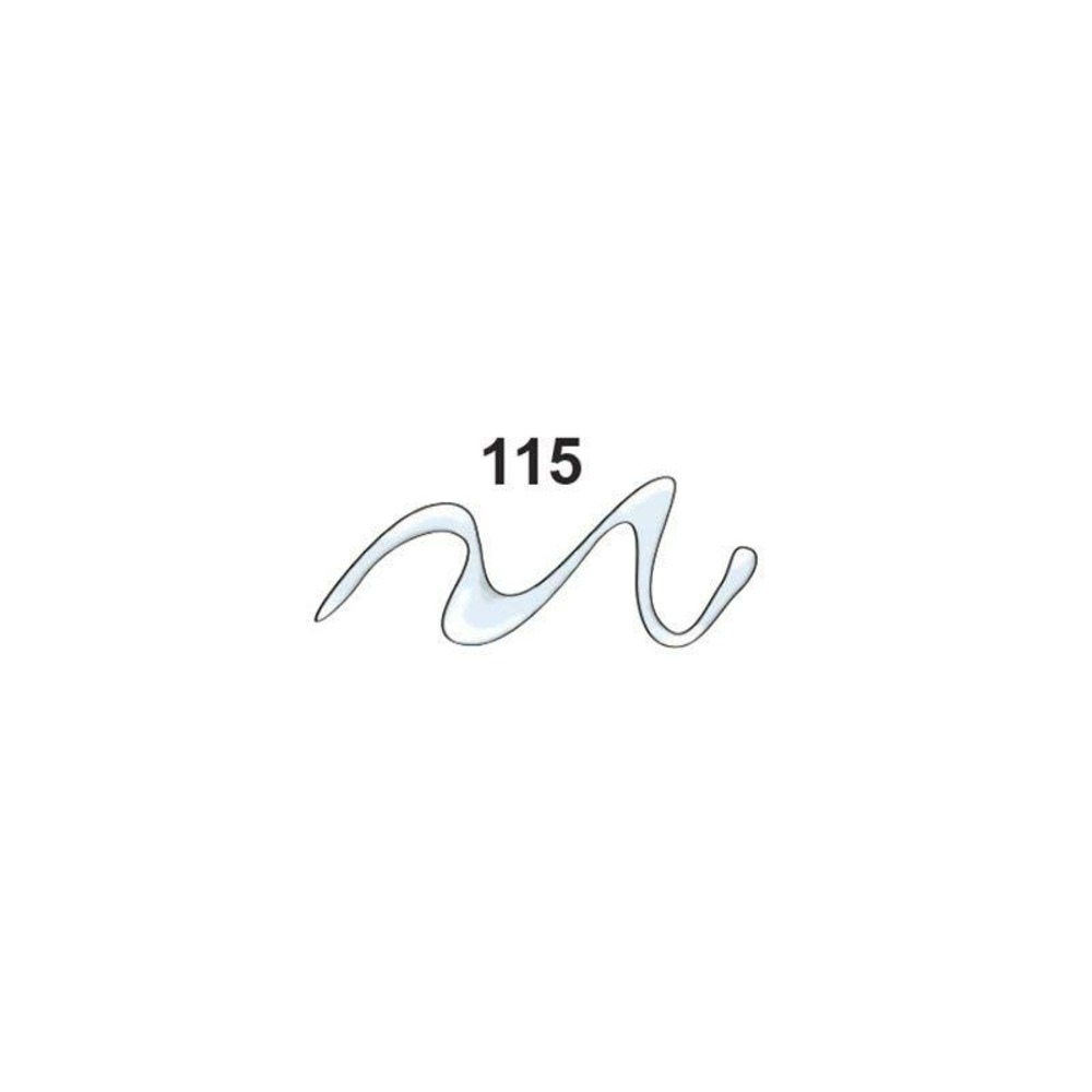 Contour peinture repositionnable pour vitres creall glass 80 ml - blanc