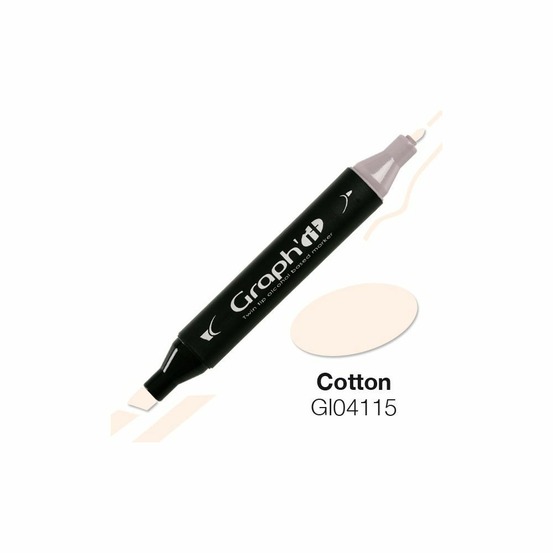 Marqueur graph'it à double pointe - coton