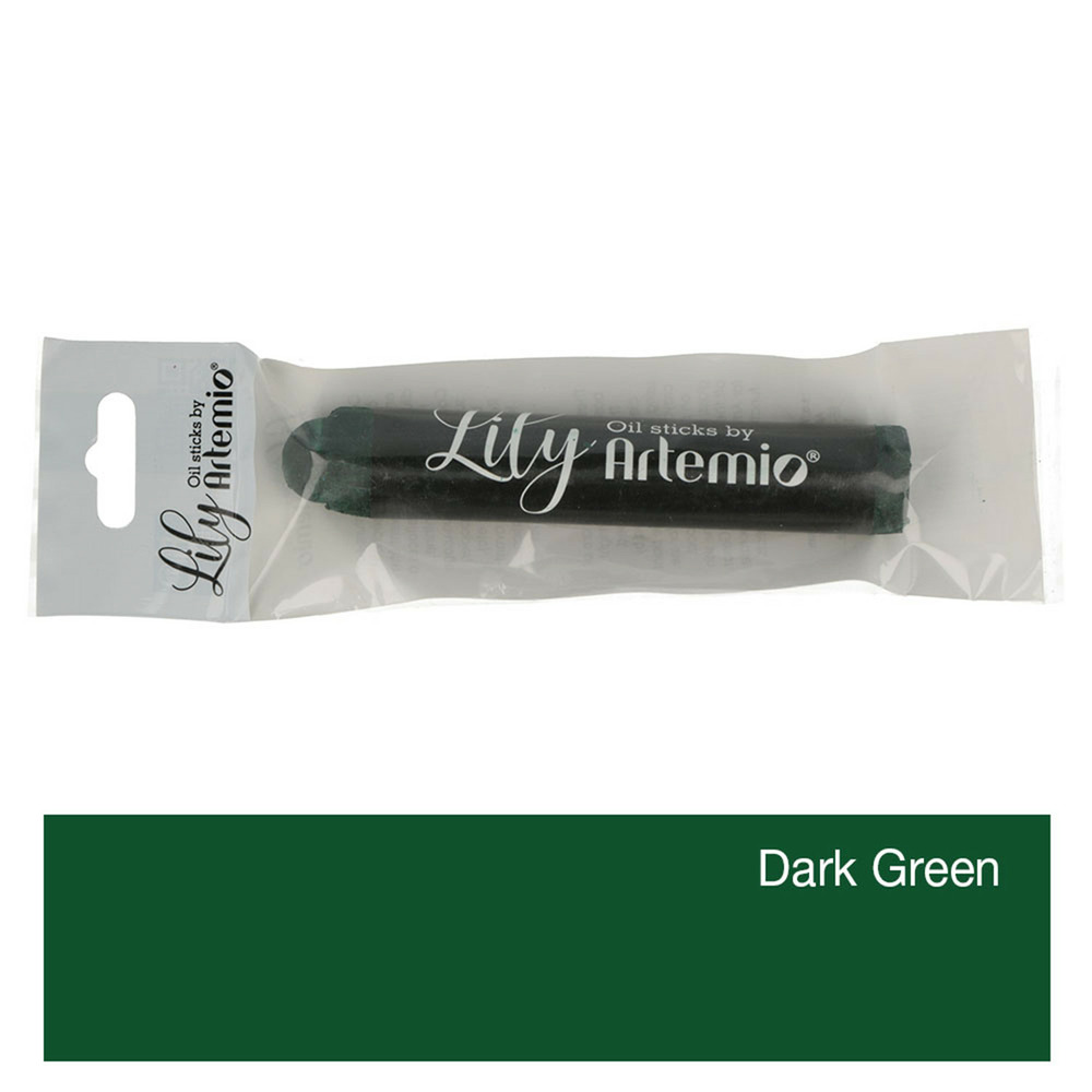 Pastel à l'huile - vert foncé