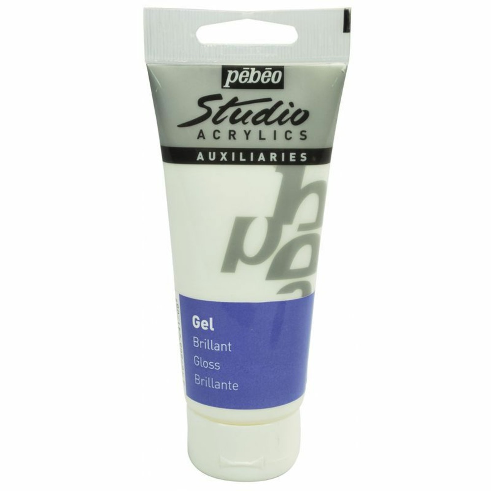 Gel brillant pour préparation de peinture acrylique - 100 ml