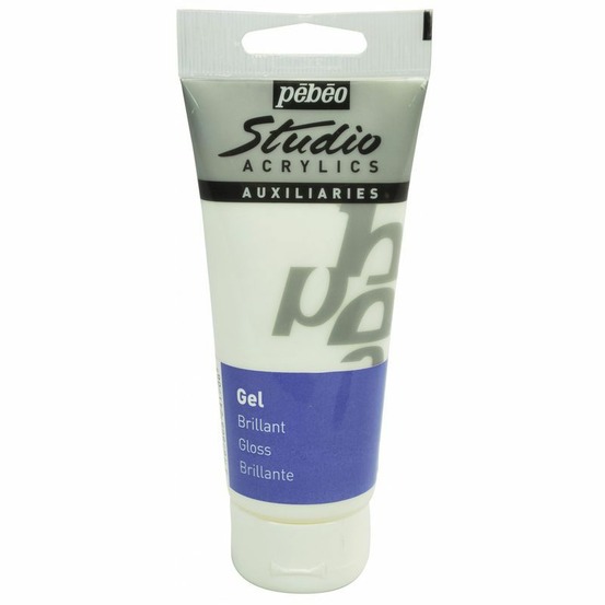 Gel brillant pour préparation de peinture acrylique - 100 ml