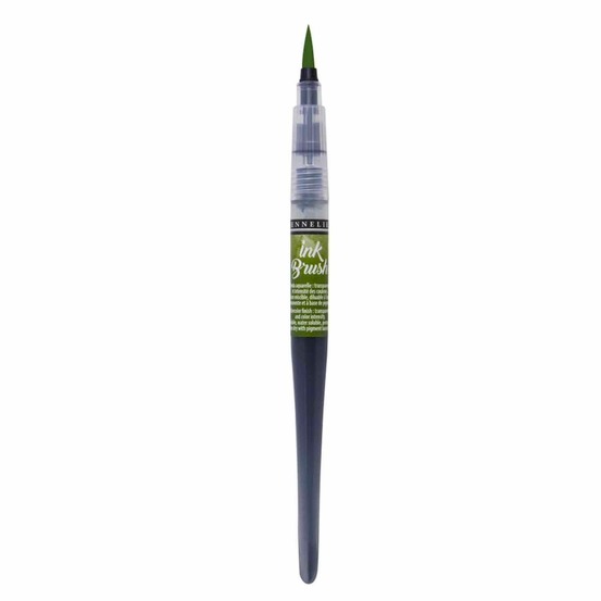Pinceau à réservoir ink brush 6,5 ml - vert olive