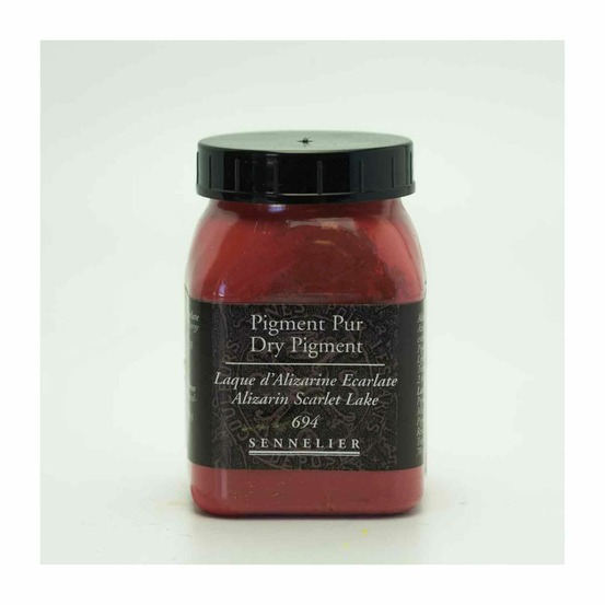 Pigment pour création de peinture - pot 70 g - laque d'alizarine écarlate