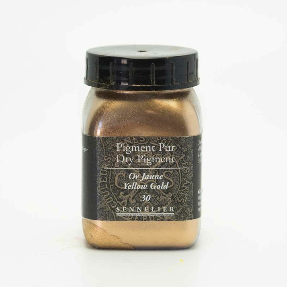 Pigment pour création de peinture - pot 90 g - doré