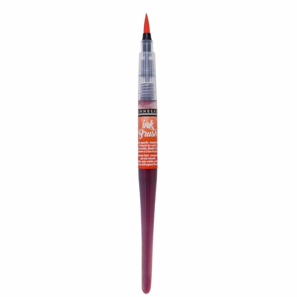 Pinceau à réservoir ink brush 6,5 ml - orange vif