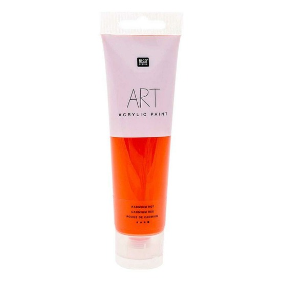 Peinture acrylique - rouge de cadmium - 100 ml