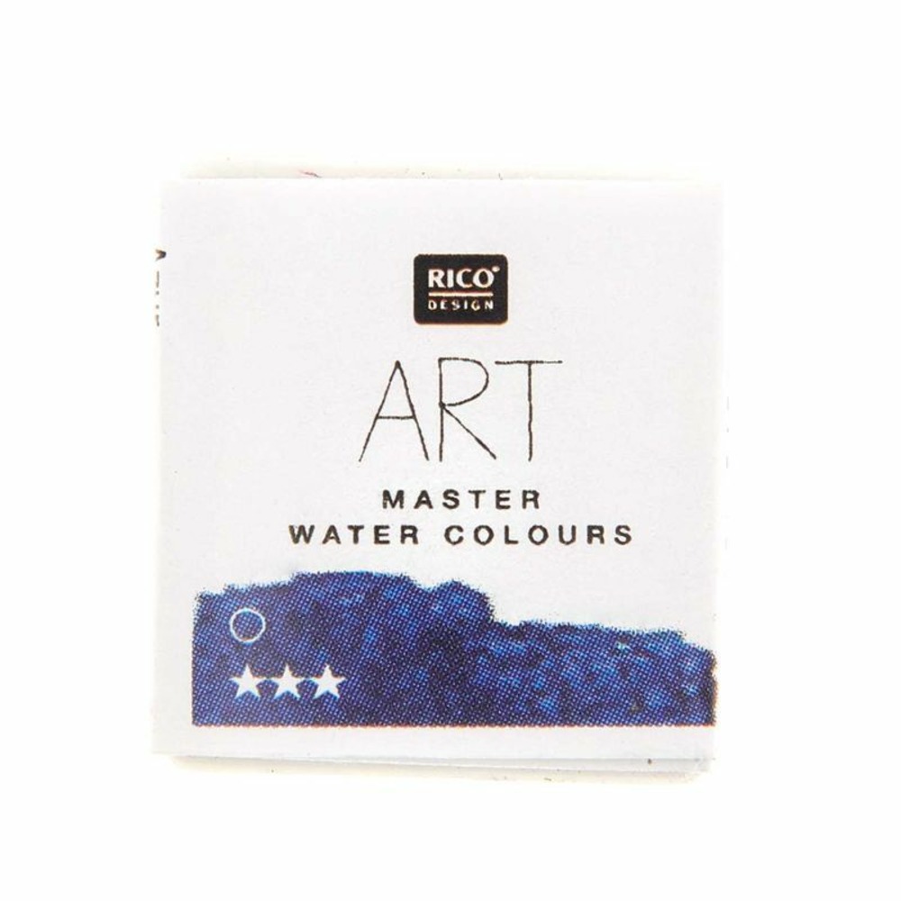 Peinture aquarelle - azur - 1/2 godet