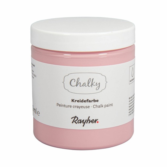 Peinture craie rose antique - chalky finish - 230 ml
