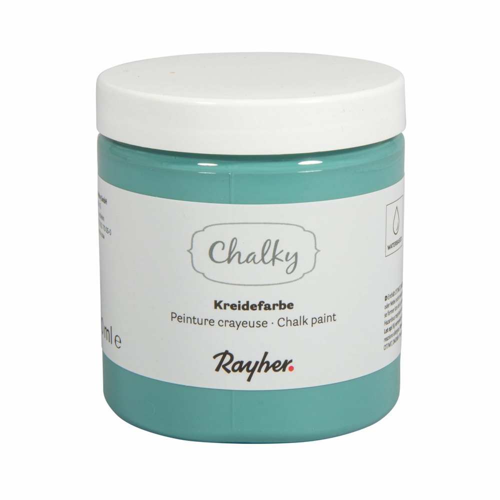 Peinture craie vert marin - chalky finish - 230 ml