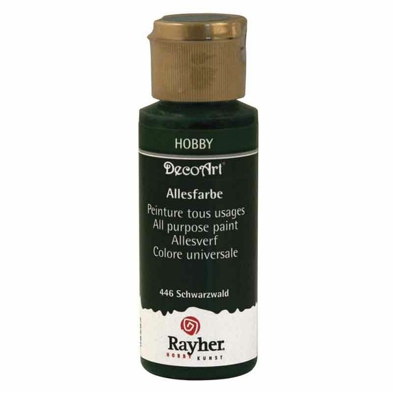 Peinture acrylique tous usages mat 59 ml - vert noir