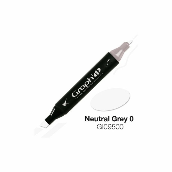 Marqueur graph'it à double pointe - gris neutre 0
