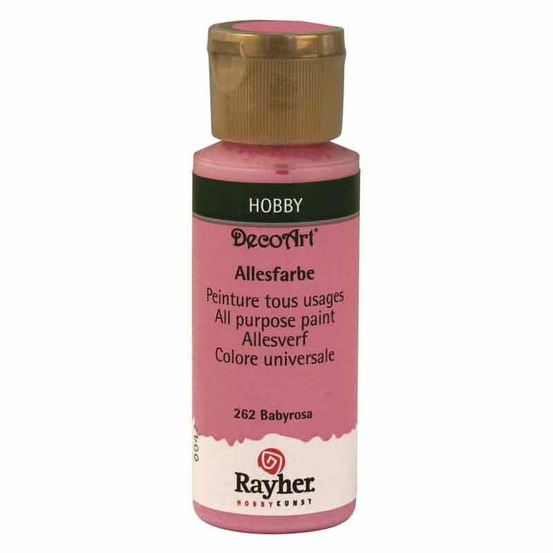 Peinture acrylique tous usages mat 59 ml - rose foncé