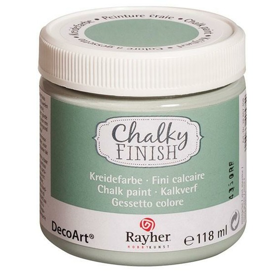 Peinture craie vert menthe chalky finish