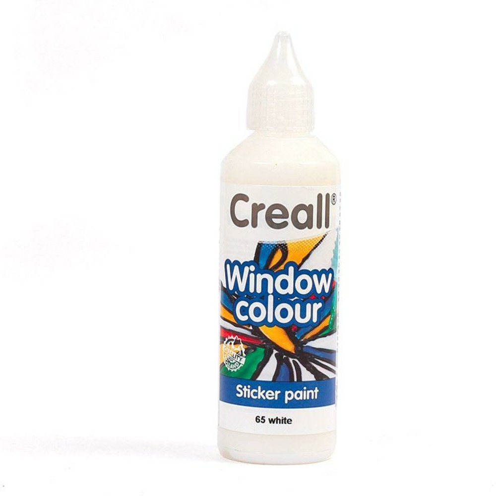 Peinture repositionnable pour vitres creall glass 80 ml - blanc