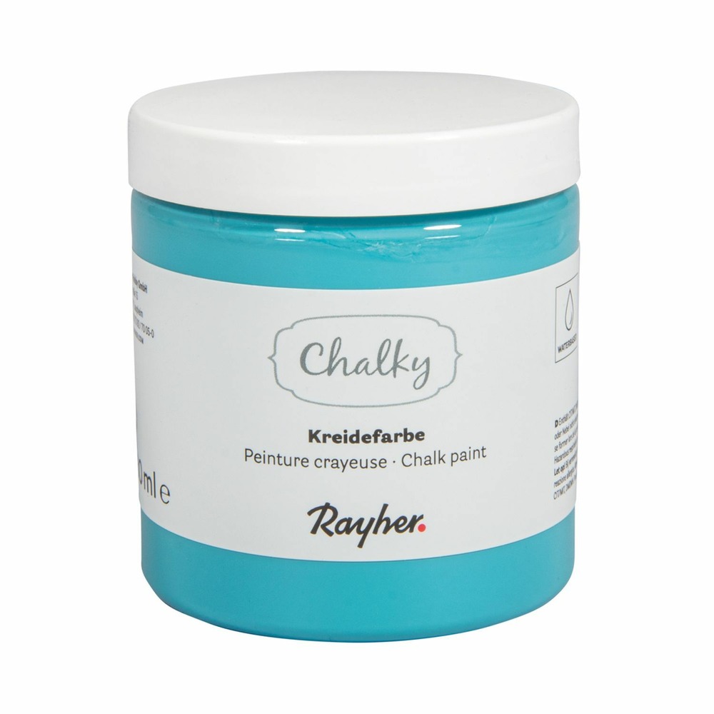 Peinture craie vert-bleu - chalky finish - 230 ml