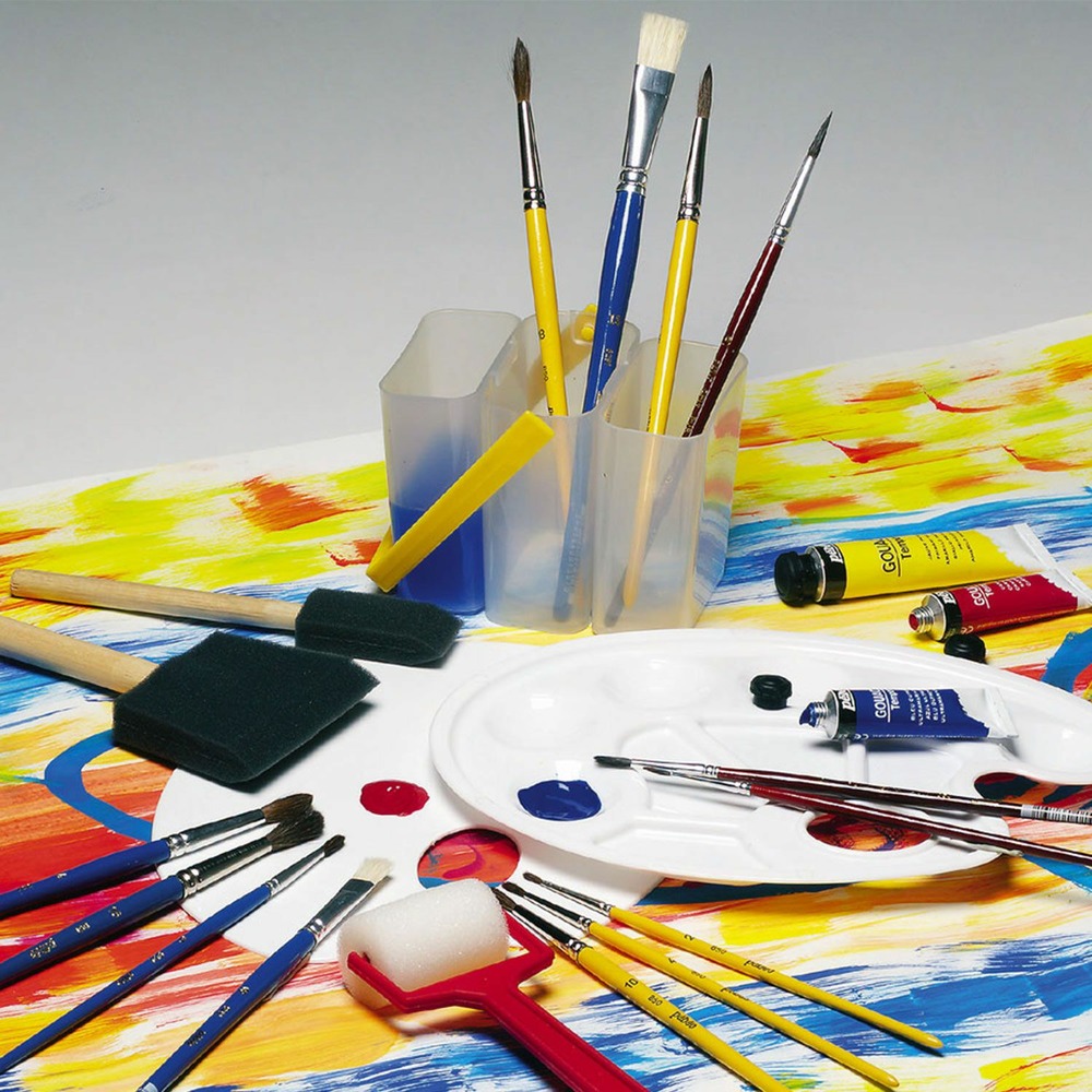 10 tubes de gouache - 10 x 10 ml - couleurs assorties