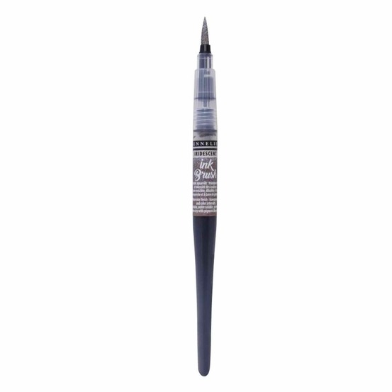 Pinceau à réservoir ink brush 6,5 ml - argent irisé