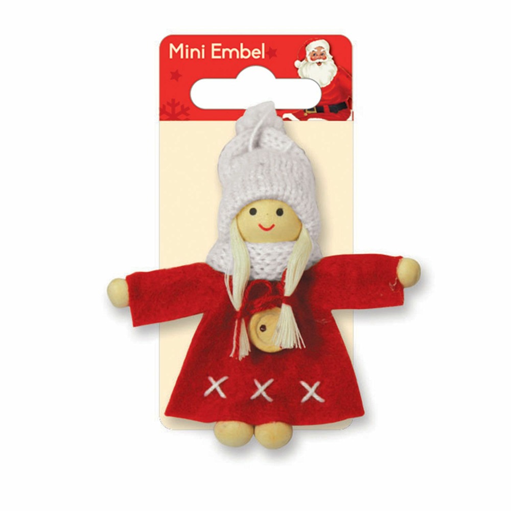 Figurine décoration de noël - rouge