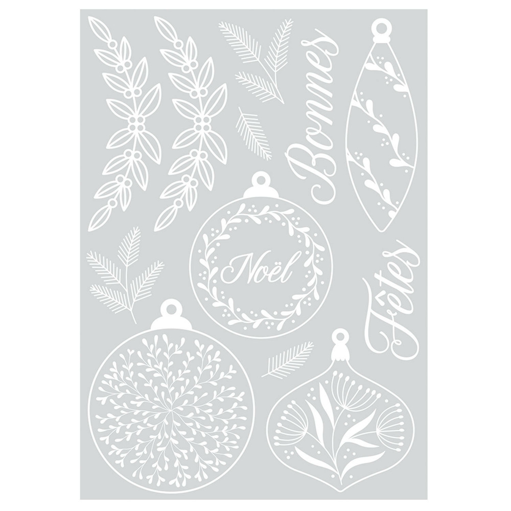 Stickers noël électrostatiques pour fenêtres