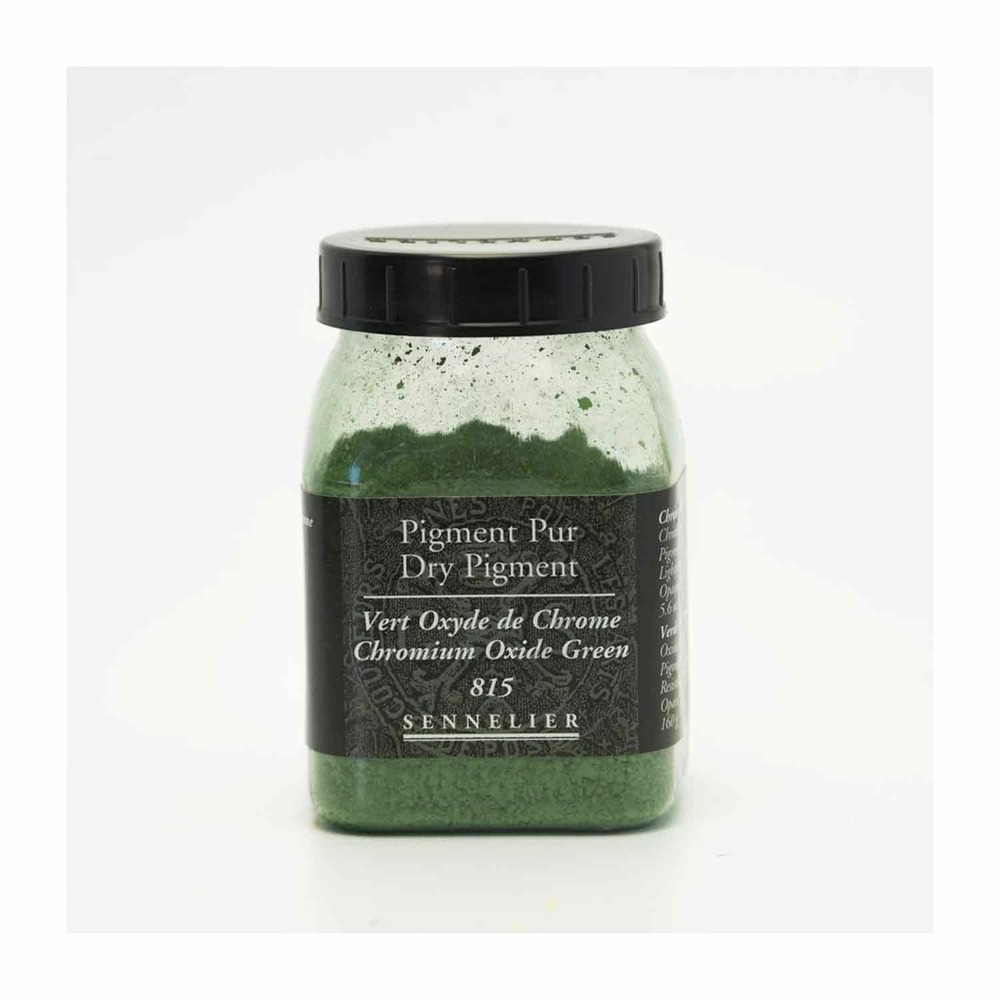 Pigment pour création de peinture - pot 160 g - vert oxyde de chrome