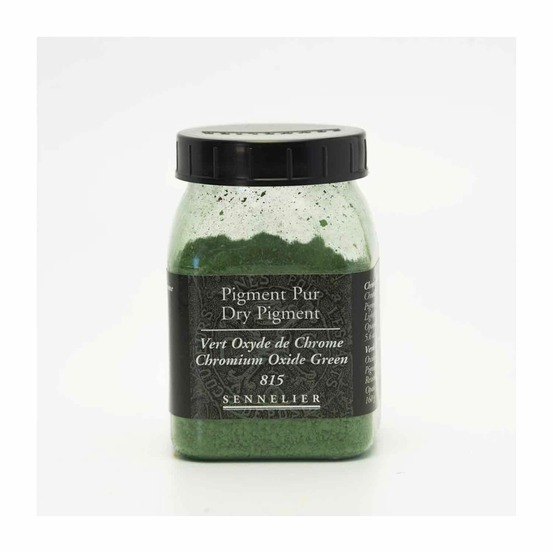Pigment pour création de peinture - pot 160 g - vert oxyde de chrome