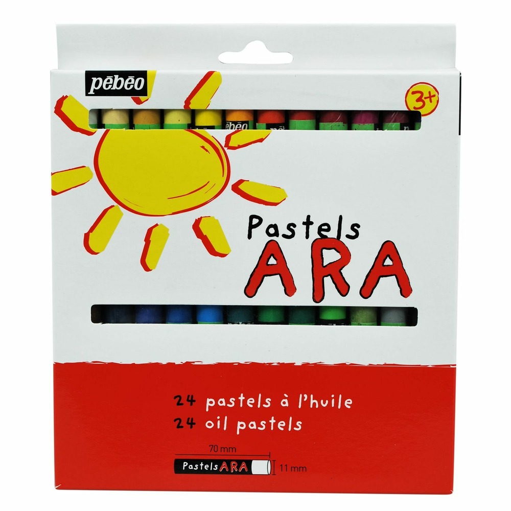 Boîte de 24 pastels à l'huile