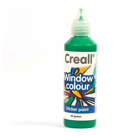 Peinture repositionnable pour vitres creall glass 80 ml - vert