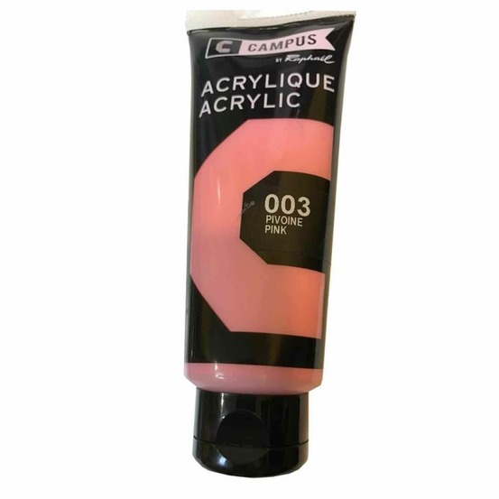 Peinture acrylique 100 ml - rose pivoine n°003