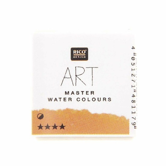 Peinture aquarelle - pêche - 1/2 godet