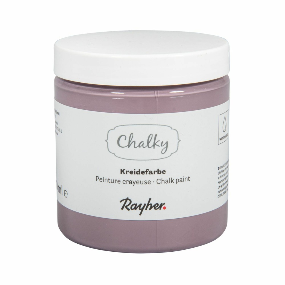 Peinture craie rouge mûre - chalky finish - 230 ml
