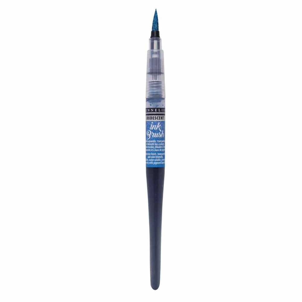Pinceau à réservoir ink brush 6,5 ml - turquoise irisé
