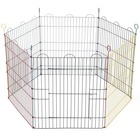 Cage pour lapins 6 panneaux 66,5x58 cm métal