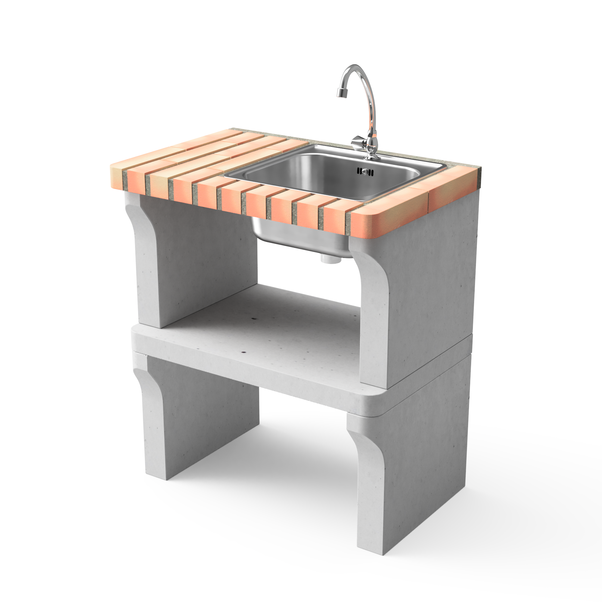 New iberia module avec évier & robinet