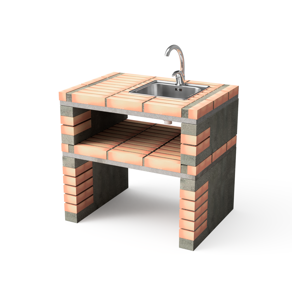 California plus xl module avec évier & robinet