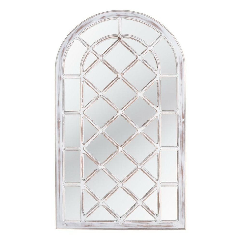 Grand miroir blanc mdf - décoration d'autrefois