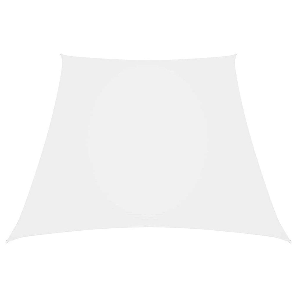 Voile de parasol tissu oxford trapèze 2/4x3 m blanc