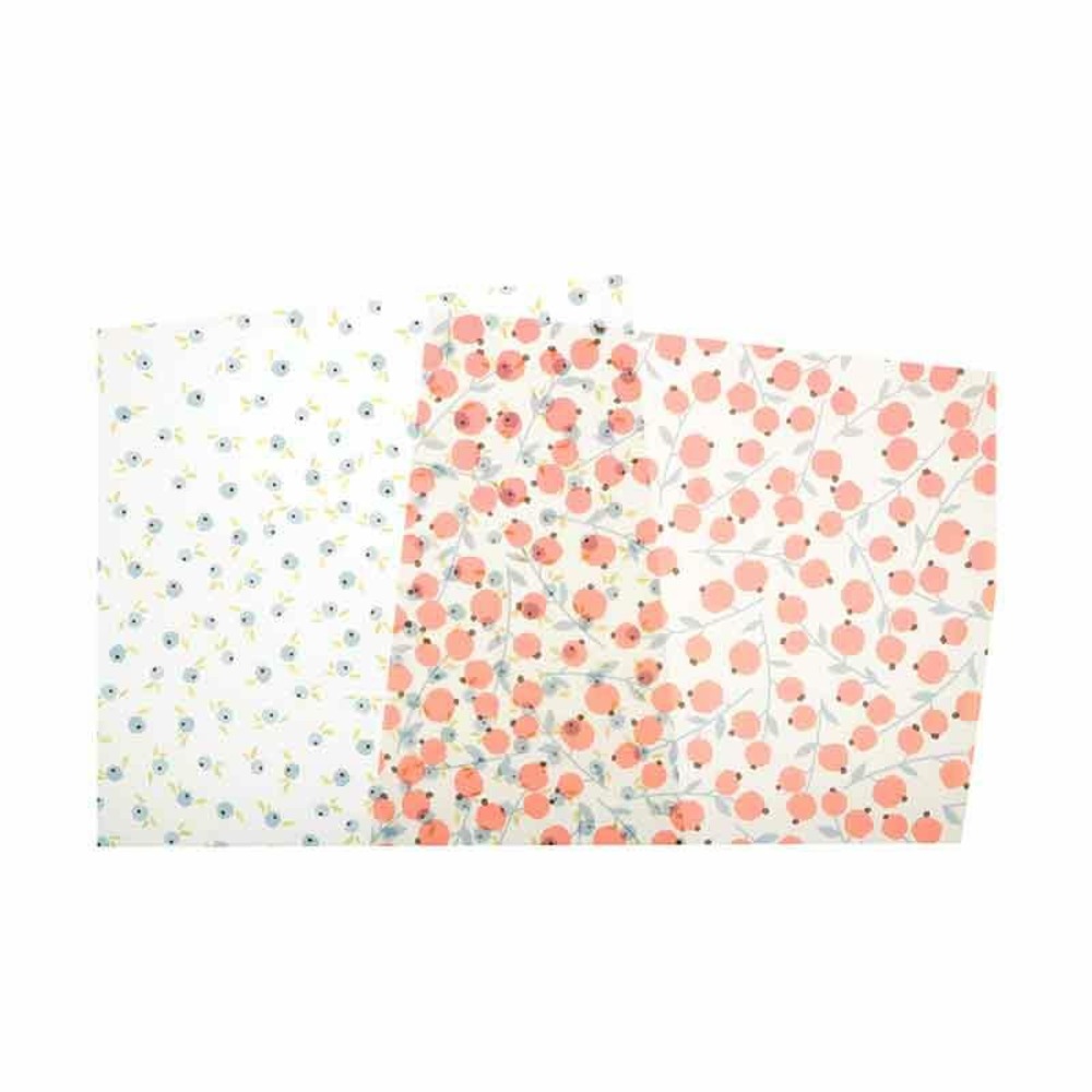 4 feuilles de calques - couleurs naturelles