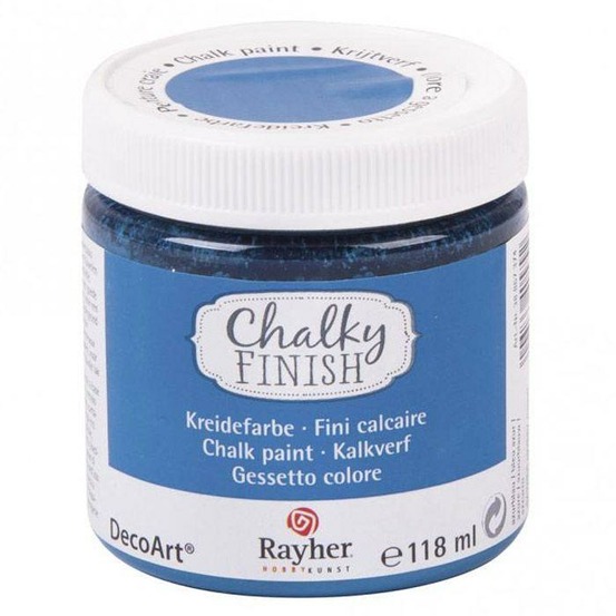 Peinture-craie chalky finish 118 ml - bleu azur