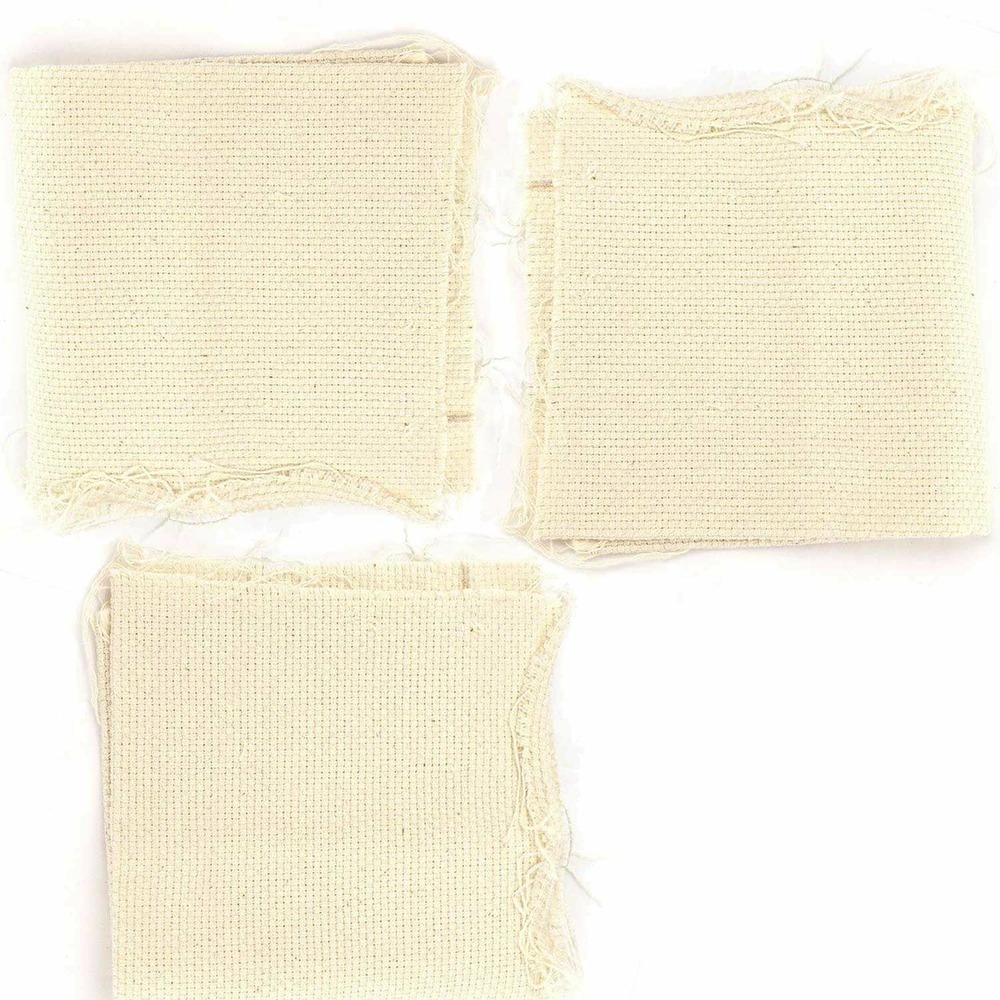 3 toiles pour punch needle 60 x 50 cm
