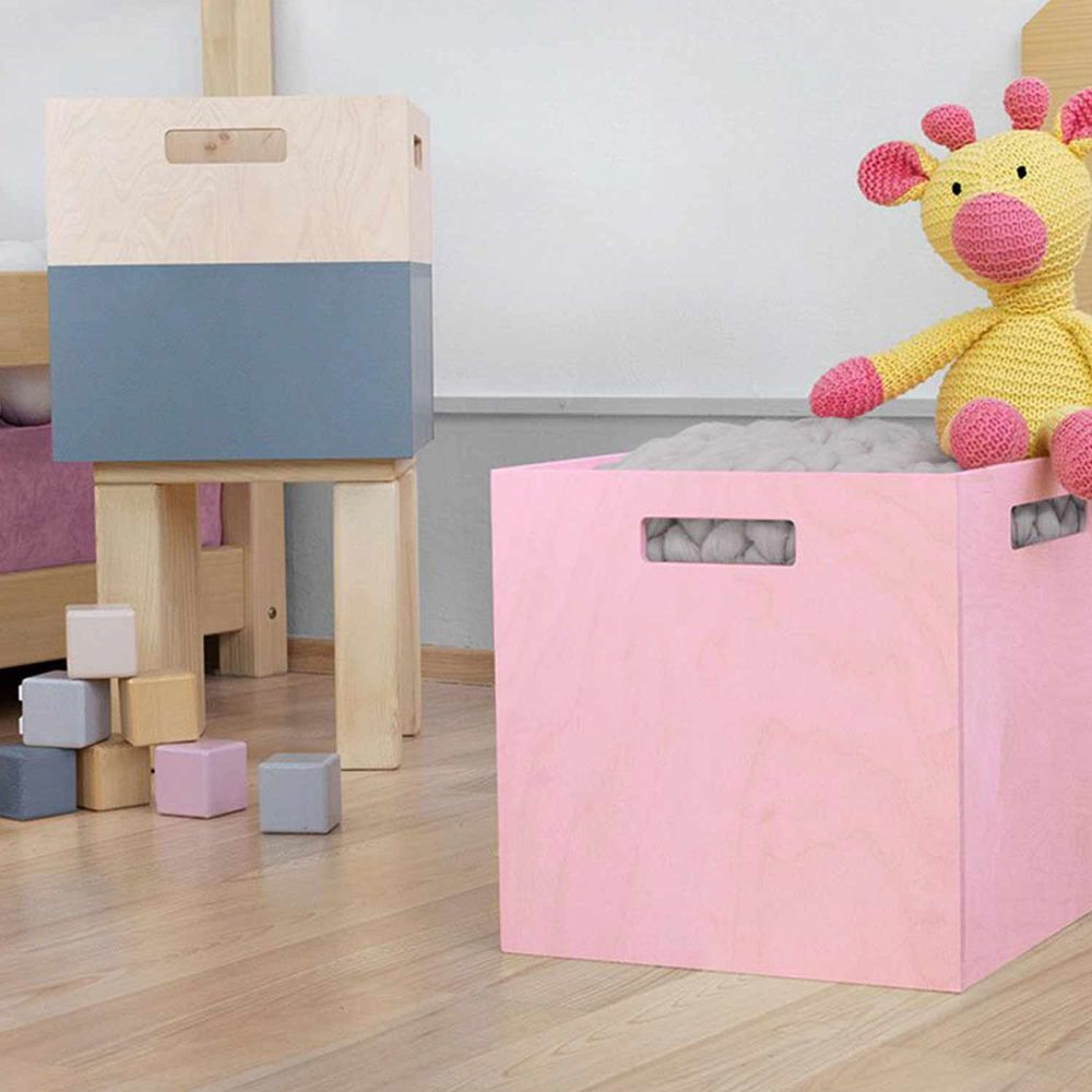 Blocs De Construction 113 Pièces – Boîte De Rangement Rose, Couleurs Pastel – Dès 3 Ans – Développement Créatif